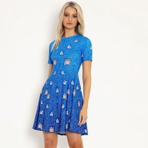 BlackMilk Pokemon Squirtle LongLine Evil Tee Dress size L